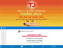 Tablet Screenshot of pccctranduy.com